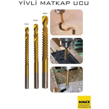 Creatividad Solutions Yivli Matkap Ucu Hss Spiral Yivli Kademeli Matkap Ucu Metal Ahşap Plastik 5-8 mm 722459