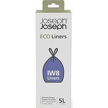 Indispensablely Joseph Joseph Iw8 Ekolojik Torbası, Geri Dönüştürülmüş Plastikten, Ipli Mutfak Torbası, Eks