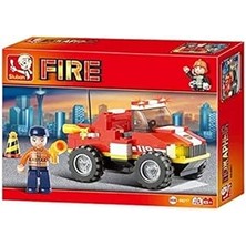 Indispensablely Sluban Itfaiye Kamyon Yapım Seti, 118 Parça