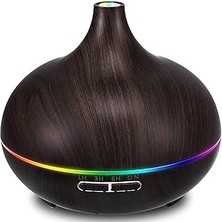 Indispensablely Obev Büyük 500 ml Hava Nemlendirici Ultrasonik Ortam Nemlendirici Oda Nemlendirici Işıklı Buharlı N