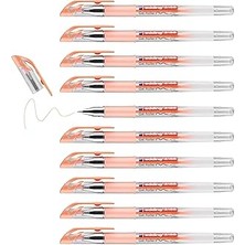 Indispensablely Edding 2185 Jel Roller - Pastel Turuncu - 10 Kalem - 0,7 mm