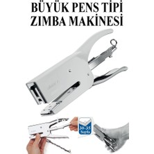 Artlantis Pens Zımba Makinesi 24/6 1 Adet Norex Pens Tipi Çelik Büyük Zımba Makinası 30 35 Sayfa Ofis Büro Okul Öğrenci Büyük Boy