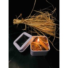 Floryn Dekoratif Soya Mum – Portakal Dilimli Tarçınlı Kahveli Aromaterapi Mum El Yapımı