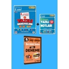 Tonguç Akademi 6. Sınıf 2. Dönem Yazılı Notları ve Yazılı Denemeleri - Ardışık Yayınları 2026 Bursluluk Sınavı 5'li Deneme