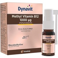 Indispensablely Dynavit B12 1000MCG 10ML Dilaltı Sprey- Aile Boyu B12 Vitamini - Hafıza - Methylcobalamin