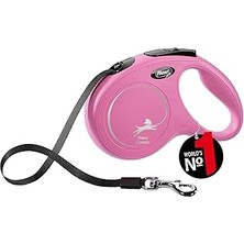 Indispensablely Flexi New Beden Pembe 5mt Şerit Tasma