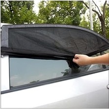 Indispensablely 2 Adet Araç Arka Yan Cam Güneşlik Perdesi Araba Cam Filmi Örtüsü Kılıf Araba Güneş Önleyici 0080-02