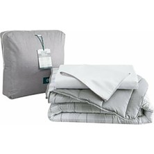 Othello Verno 195 x 215 cm Çift Kişilik Yorgan Seti Taş