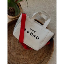 Ges Shop Kadın Krem Canvas El Omuz Çanta