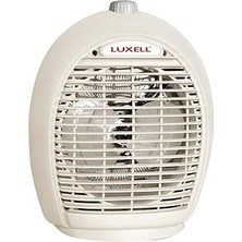 Indispensablely Luxell 6331 Fanlı Isıtıcı, Bej, Std, 2000W, Duvara Monte Edilebilir