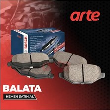 Honda City 2008–2013 Uyumlu | Orijinal Bosch Arka Fren Balatası | Güvenli Fren Performansı