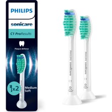 Philips Sonicare ProResult Yedek Diş Fırçası Başlığı, Orta Yumuşak, 2’li Paket, Beyaz, HX6012/87