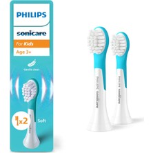 Philips Sonicare Çocuklar için Yedek Fırça Başlığı, Yumuşak, 2li Paket, Beyaz, HX6032/90