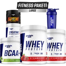 Proteinocean Fıtness Paketi Large - Çilek Yeşil Elma