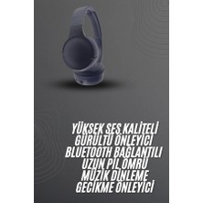 Buyx Kablosuz Bluetooth Kulaklık Kulak Üstü Ayarlanabilir Uzun Ömürlü - BU002T-7GGVC4