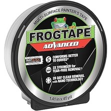 Indispensablely Frogtape Advanced Painters Bant, 1,5 Inç Genişlik (1,41 Inç x 45 Yard) Paintblock ile Çok Yüzeyli B