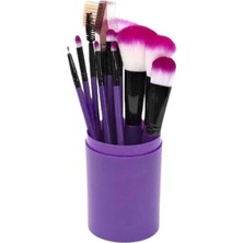 Buyx 12 Parça Yumuşak Uçlu Makyaj Fırça Set-Göz ve Yüz Makyajı Için Fırça Set - BU002T-7GDGN