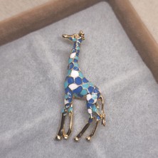 Museum Of You Zürafa Figürlü Broş Şık ve Modern Kadın Takı Aksesuarı
