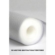 10 Metre Şeffaf Silikonlu Kaymaz Çekmece Içi Düzenleyici