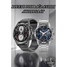 Buyx Suya Dayanıklı Dokunmatik Akıllı Saat Bluetooth 5.0 Sesli Asistan ve Sağlık Ta - BU002T-7GEK0