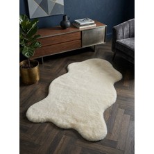 Soft Halı Kaliteli Beyaz Yumuşak Post Peluş