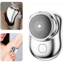 Buyx Kablosuz Tıraş Makinesi Günlük Hızlı Taşınabilir Şarjlı Yuvarlak Paslanmaz - BU002T-7GI9W