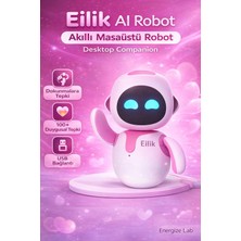 Eilik Akıllı Masaüstü Robot Oyuncak Aı Robot Desktop Companion Robot Evcil Robot Yeşil Pembe