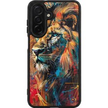 BG AKSESUAR Samsung Galaxy A56 Uyumlu Aslan Tasarımlı Glossy Premium Kılıf