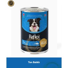 Reflex Plus Jelly Jöle İçinde Et Parçacıklı Ton Balıklı Yetişkin Köpek Konserve Maması 400 gr