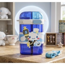 Cinnamoroll Figürlü Çift Bölmeli Matara Suluk Matara