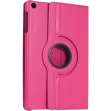 Marsilyan Samsung Galaxy Tab A11 360 Tablet Deri Kılıf - Pembe