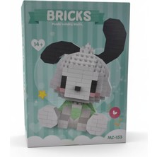 Gökyüzü Işığı Pochacco Mikro Blok LEGO Oyuncak - Dekoratif 3D Puzzle Figür