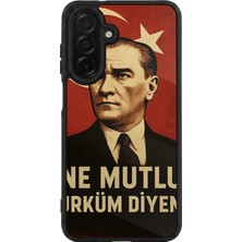Samsung Galaxy A26 Uyumlu  Mustafa Kemal Ataturk Tasarımlı Glossy Premium Kılıf