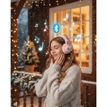 Buyx Şarjlı Kablosuz Tavşan Tasarımlı Bluetooth Kulaklık Tf Kart Girişli - BU002T-7HEVO5