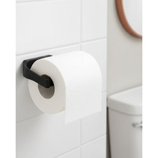 Buyx Modern Siyah Tuvalet Kağıtlığı Duvar Tipi Minimal Tasarım Peçetelik - BU002T-7HE1H8