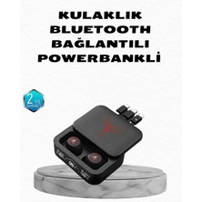 Buyx Powerbank Özellikli Bluetooth Kablosuz Kulaklık – Dokunmatik Kontrol Uzun Pil Ö - BU002T-7GHXJ