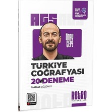 Anla Kazan Yayınları Retro 2026 Meb-Ags Türkiye Coğrafyası 20 Deneme Çözümlü - Önay Çepe Retro Yayıncılık