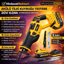 Sgs Akülü Tilki Kuyruğu Seti 185 mm 1*4.0 Ah (Kömürsüz Motor)