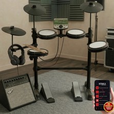 Midex DDX-110BT-70AMP 70W Amfili Profesyonel Dijital Davul Elektronik Bateri Seti