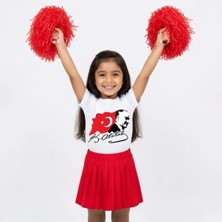 Efendioğlu Design Kısa Kollu Dalgalanan Bayrak Imzalı 23 Nisan Atatürk Baskılı Çocuk Tişörtü – Erkek/kız Çocuk Tişörtü