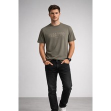 Jack & Jones Jack Jones Jprblaethan Ss Logo Tee Sn Erkek Haki Tshirt 12292403-03