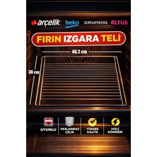 Öz Beyaz Eşya B Eko  - Fırın Iç Izgara - Tel Rafı 46,2 x 36 cm Ölçüye Dikkat  (Orjinal Yd.parça)