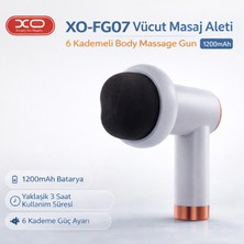 Hedyex Vücut Masaj Aleti 6 Kademeli Body Massage Gun 1200MAH XOFG07
