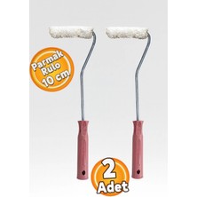 Has Rulo Saplı Duvar Boya Rulosu Parmak Rulo 10 cm (2 Adet)