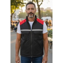Etifa Tekstil Gabardin Yelek Hafif Rahat Kalıp Çok Cepli Erkek Kadın Outdoor ve Iş Yeleği