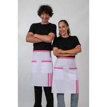 Etifa Tekstil Pergamon Model Mutfak Önlüğü Leke Tutmaz Profesyonel Aşçı ve Şef Önlüğü Beyaz