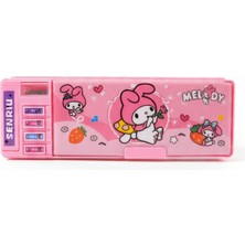 Gökyüzü Işığı Şifreli Kilitli Çok Fonksiyonlu Kalemlik - Kalem Kutusu