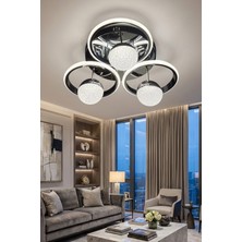 G-Light Eterna 3 Toplu Yuvarlak Plafonyer Salon - Oturma Odası Avizesi