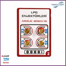 Çınaroğlu Ticaret Beko Bım 24300 Wms Fırın Ocak-Fırın Enjektör 9 Luk Lpg