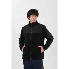 Etifa Tekstil Polar Ceket 280 gr Antipilling Sıcak Tutan Dayanıklı Erkek Outdoor Siyah